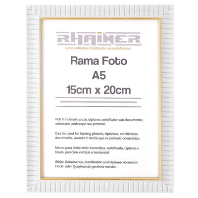 Rama foto Merida alb+auriu A5 FP09001A5 - Green Print