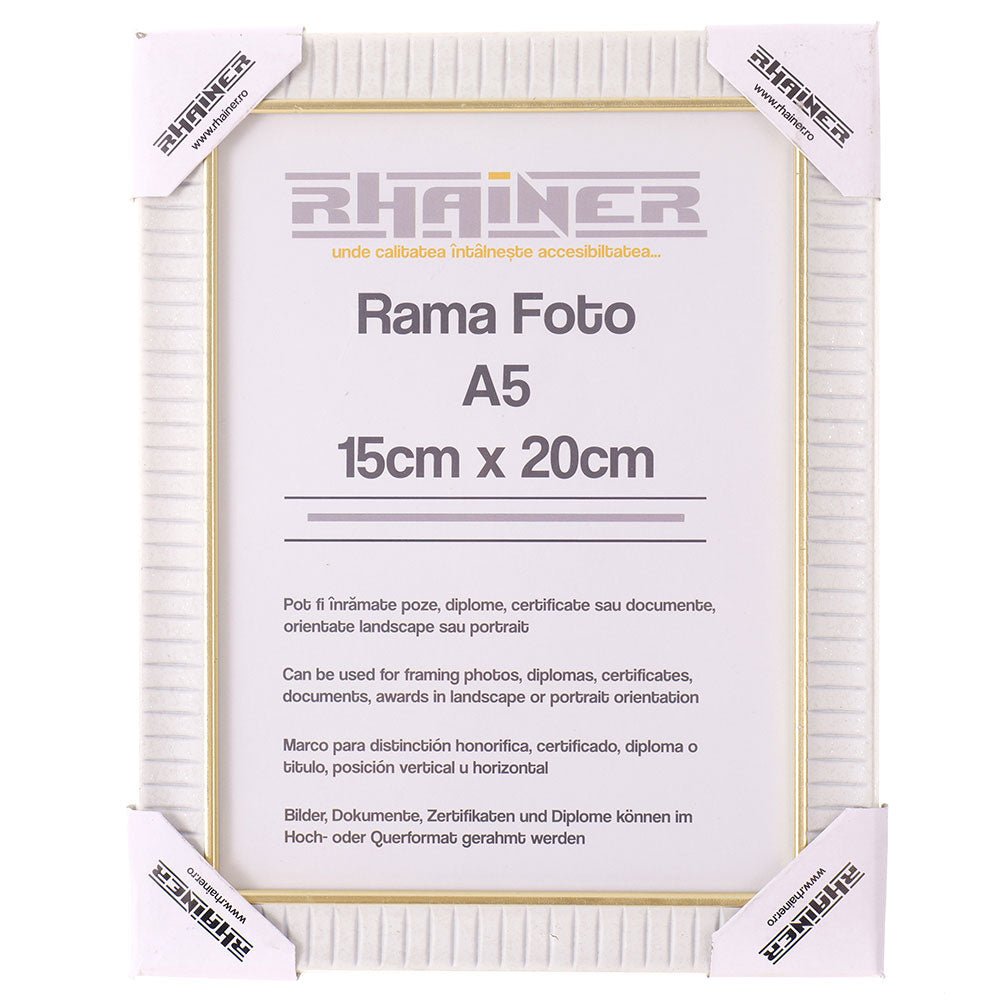 Rama foto Merida alb+auriu A5 FP09001A5 - Green Print
