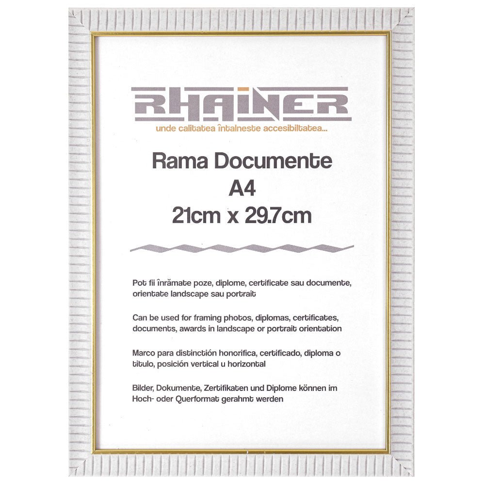 Rama foto Merida alb+auriu A4 FP09001A4 - Green Print