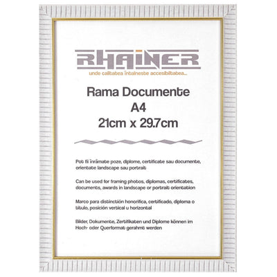 Rama foto Merida alb+auriu A4 FP09001A4 - Green Print