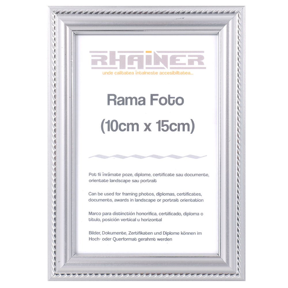 Rama foto Athos argintiu 10x15 FP03352210 - Green Print