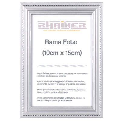 Rama foto Athos argintiu 10x15 FP03352210 - Green Print