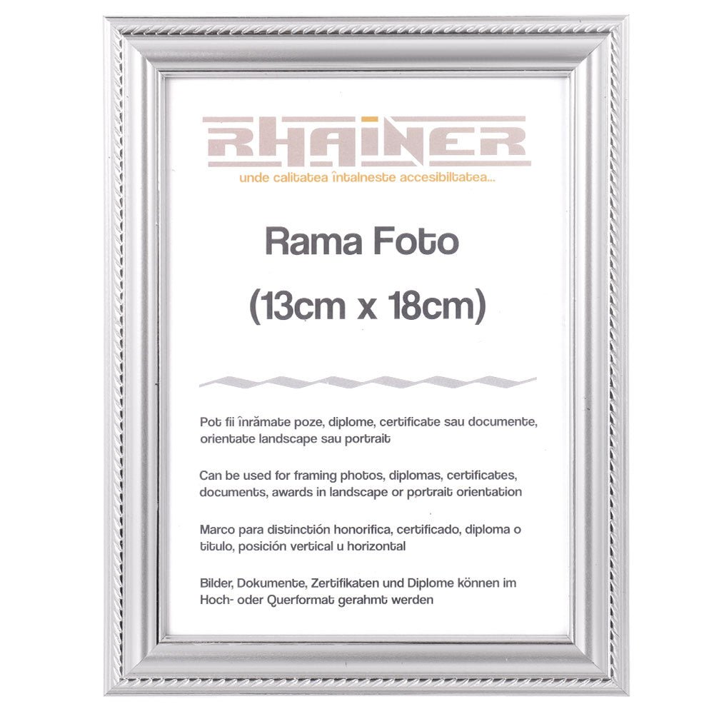 Rama foto Athos argintiu 13x18 FP03352213 - Green Print