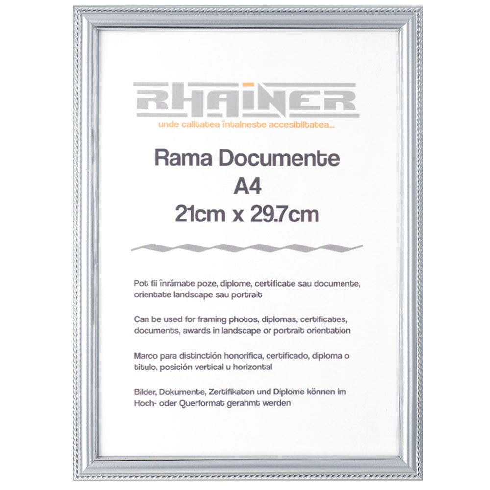 Rama foto Athos argintiu A4 FP033522A4 - Green Print