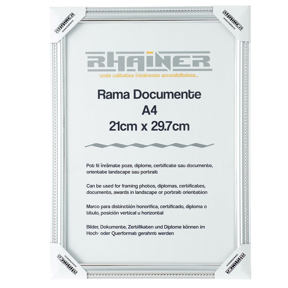 Rama foto Athos argintiu A4 FP033522A4 - Green Print