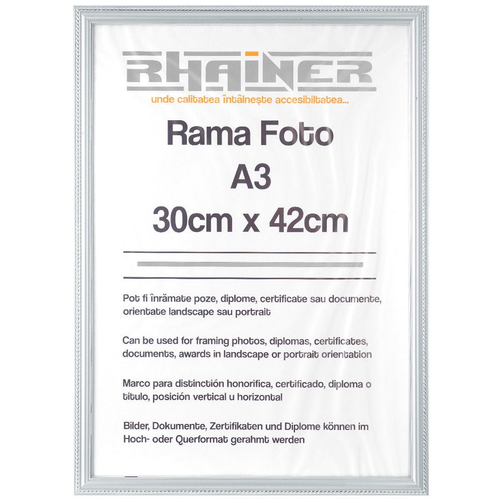 Rama foto Athos argintiu A3 FP033522A3 - Green Print
