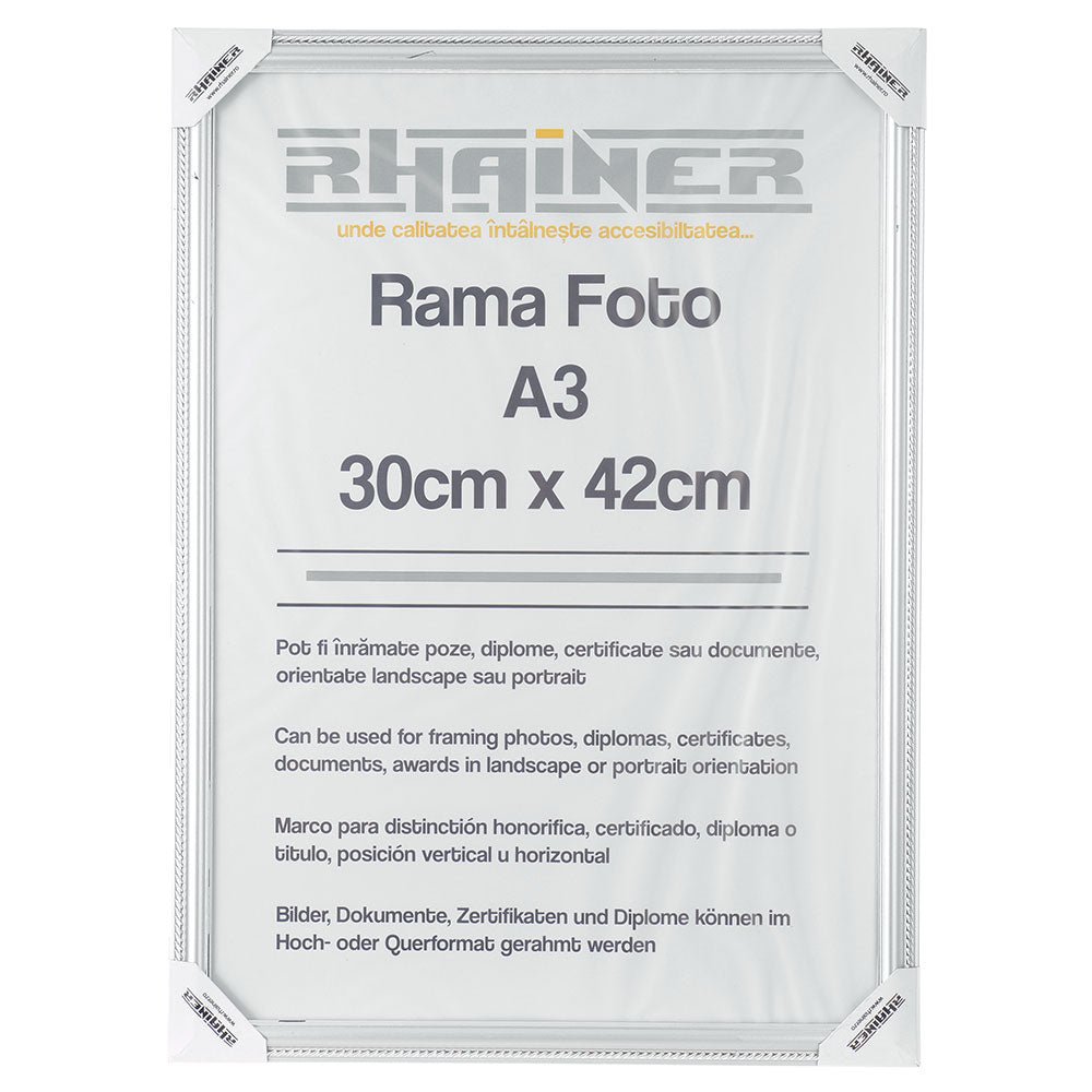 Rama foto Athos argintiu A3 FP033522A3 - Green Print