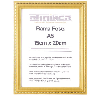 Rama foto Athos auriu A5 FP033521A5 - Green Print