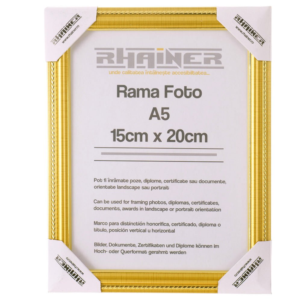 Rama foto Athos auriu A5 FP033521A5 - Green Print
