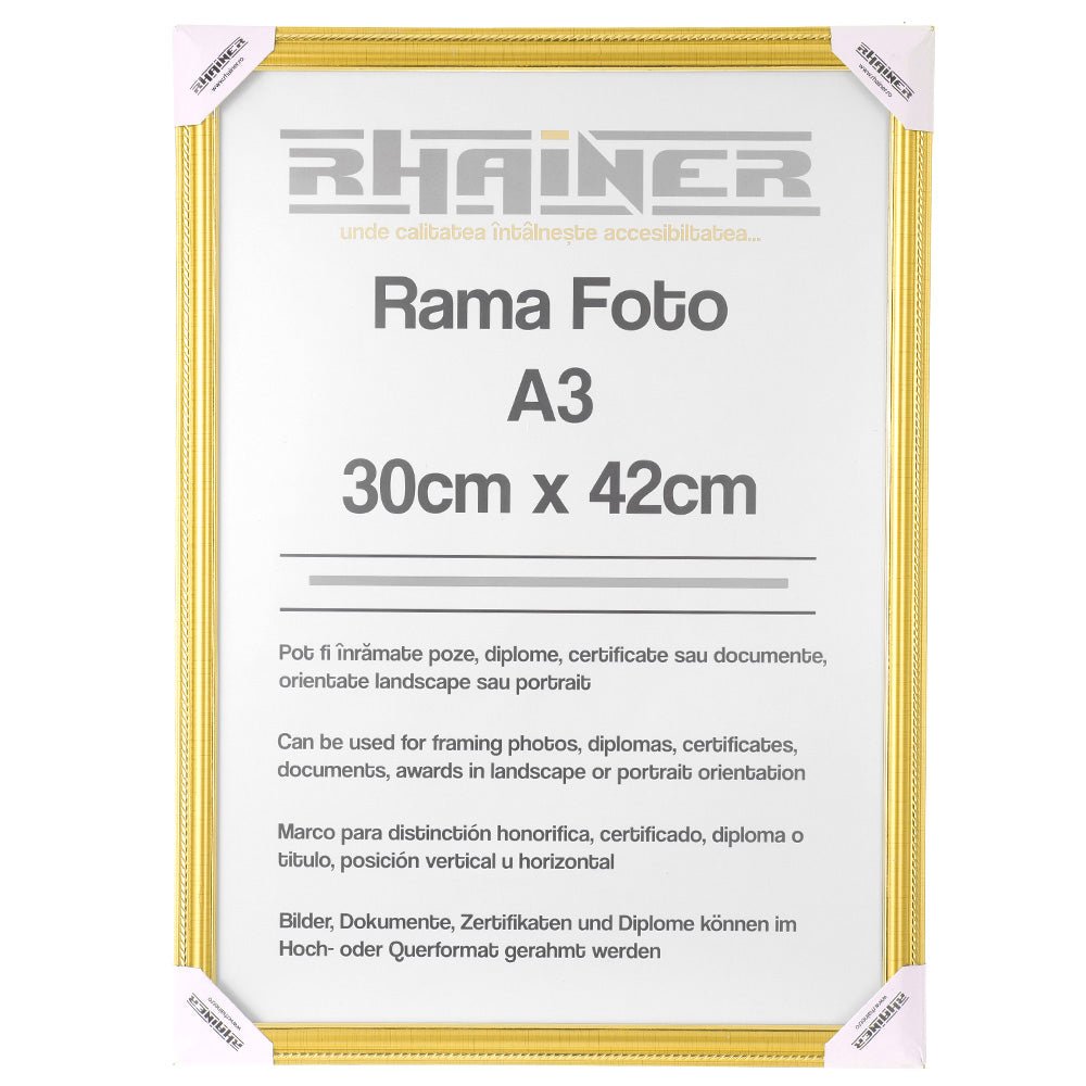 Rama foto Athos auriu A3 FP033521A3 - Green Print