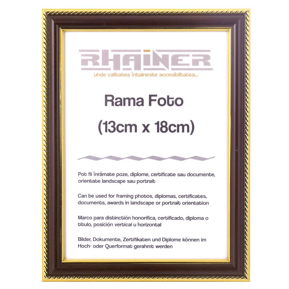 Rama foto Athos maro+auriu 13x18 FP03351413 - Green Print