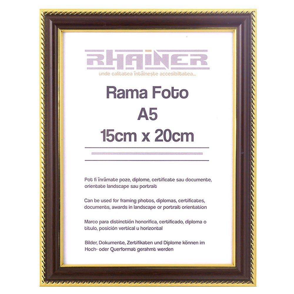 Rama foto Athos maro+auriu A5 FP033514A5 - Green Print