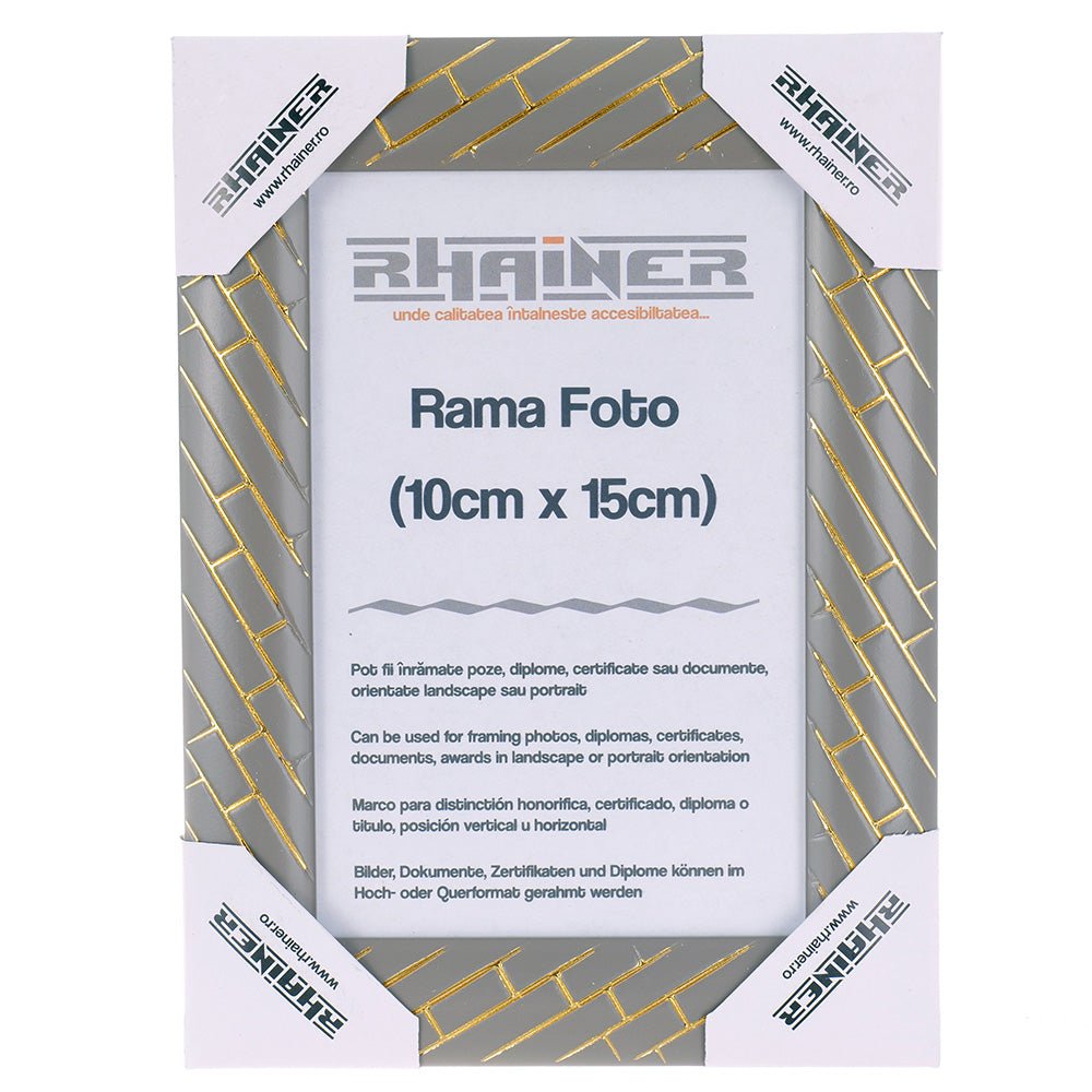 Rama foto Barrio gri+auriu 10x15 FP0711410 - Green Print