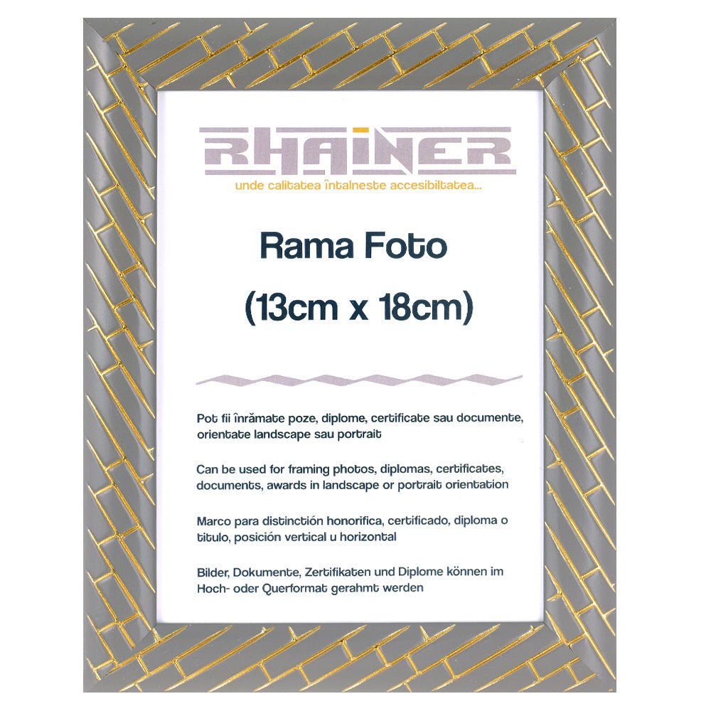 Rama foto Barrio gri+auriu 13x18 FP0711413 - Green Print