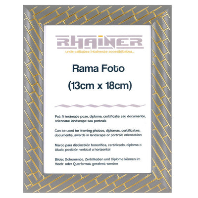Rama foto Barrio gri+auriu 13x18 FP0711413 - Green Print