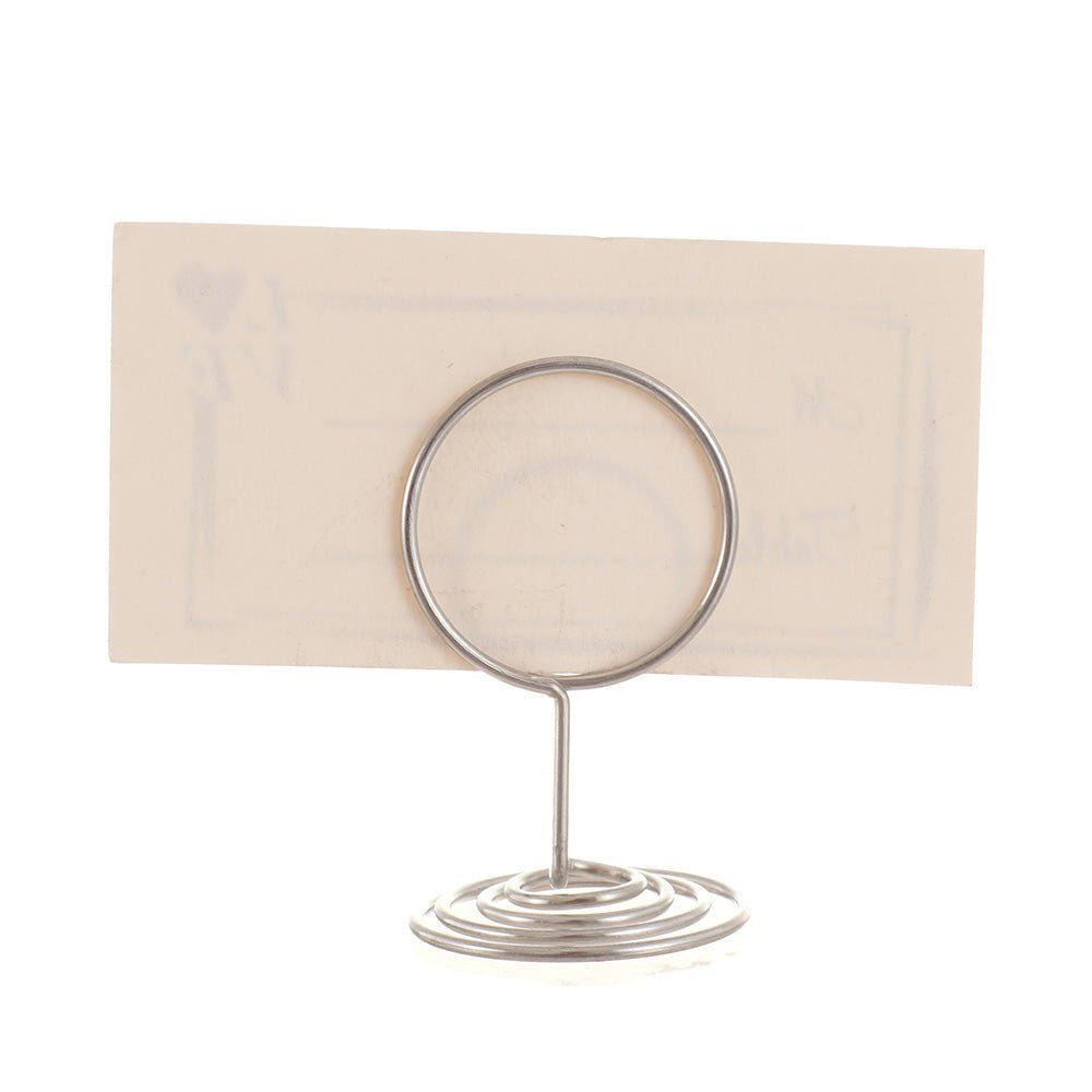 Suport metalic numere de masa si place card - ROTUND SM200101 - Green Print