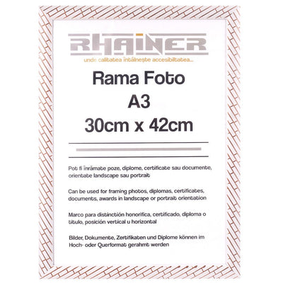 Rama foto Barrio alb+auriu rose A3 FP07121A3 - Green Print