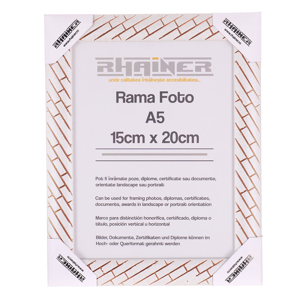 Rama foto Barrio alb+auriu rose A5 FP07121A5 - Green Print