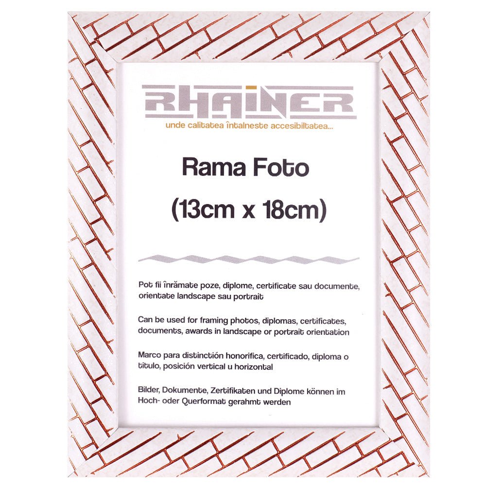 Rama foto Barrio alb+auriu rose 13x18 FP0712113 - Green Print