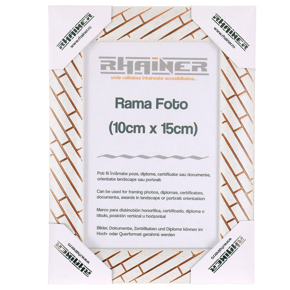 Rama foto Barrio alb+auriu rose 10x15 FP0712110 - Green Print