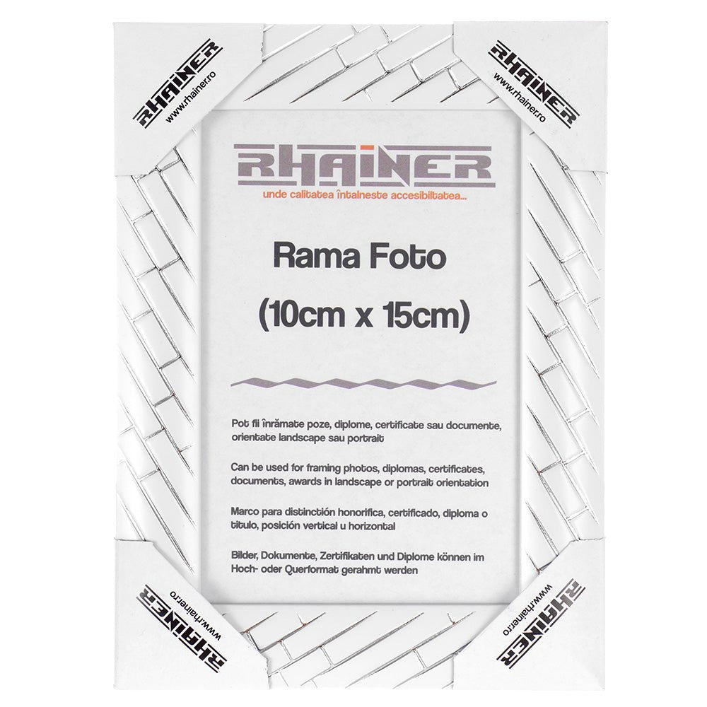 Rama foto Barrio alb+argintiu 10x15 FP0710110 - Green Print