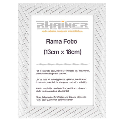 Rama foto Barrio alb+argintiu 13x18 FP0710113 - Green Print