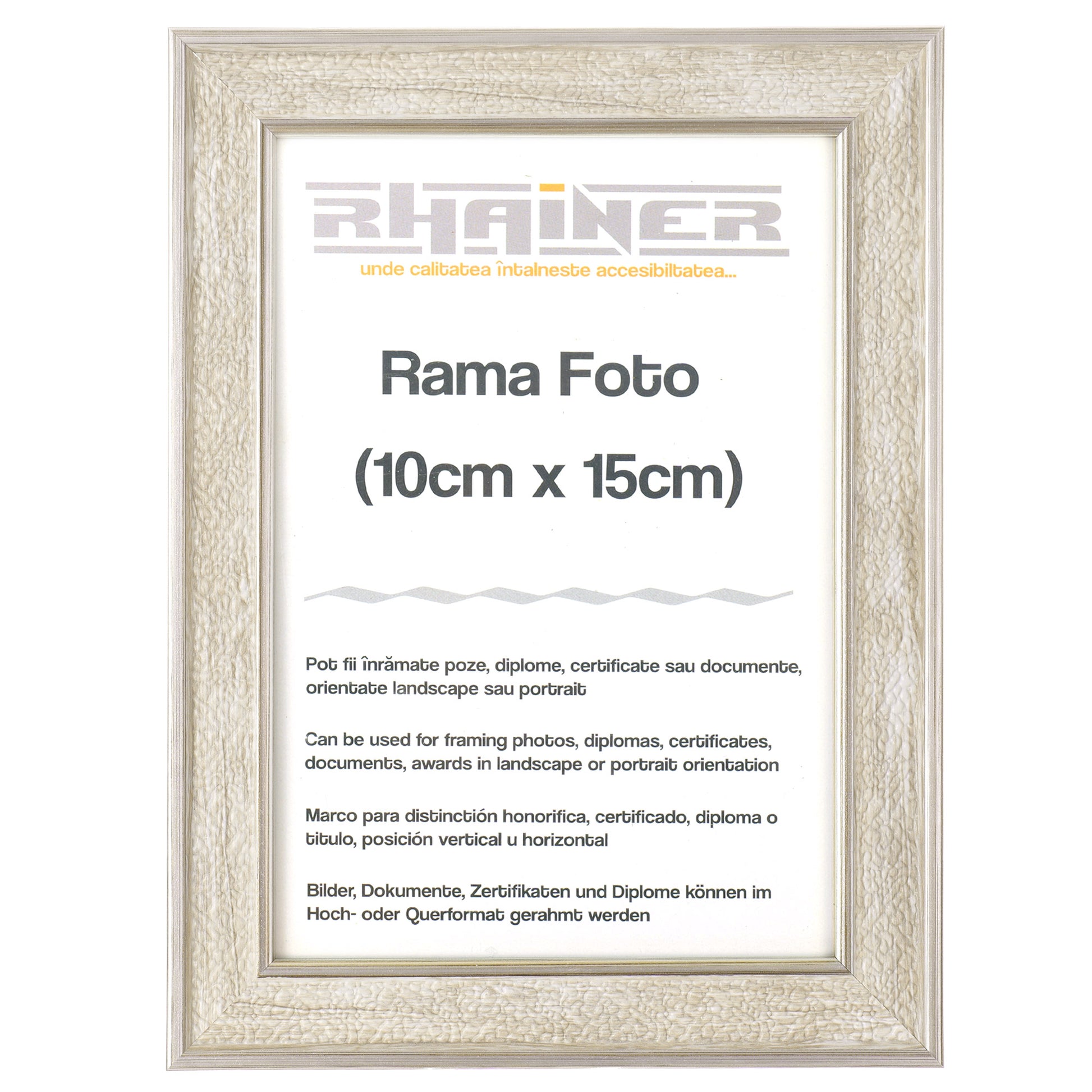 Rama foto Porto argintiu 10x15 FP5882210 - Green Print