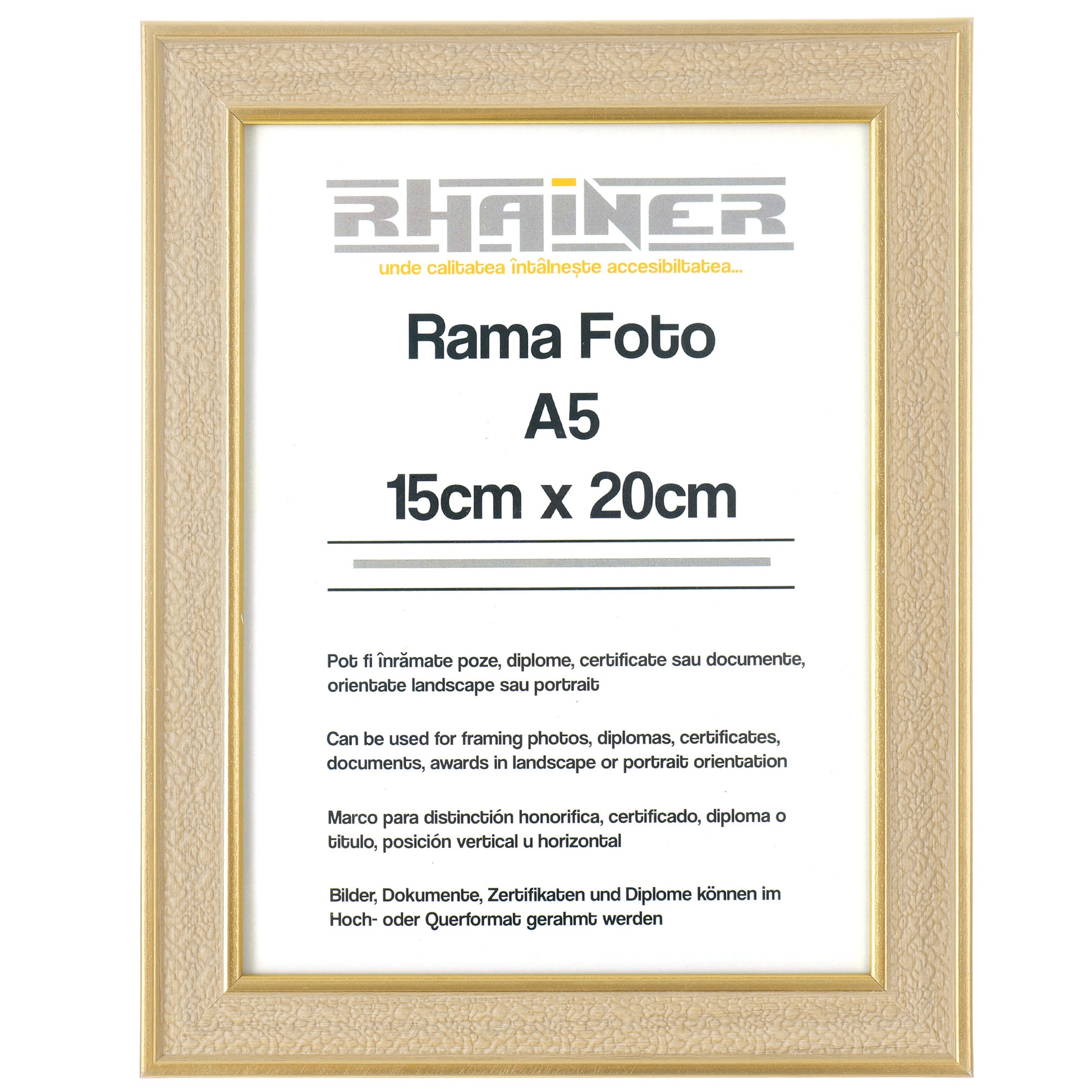 Rama foto Porto auriu A5 FP58821A5 - Green Print