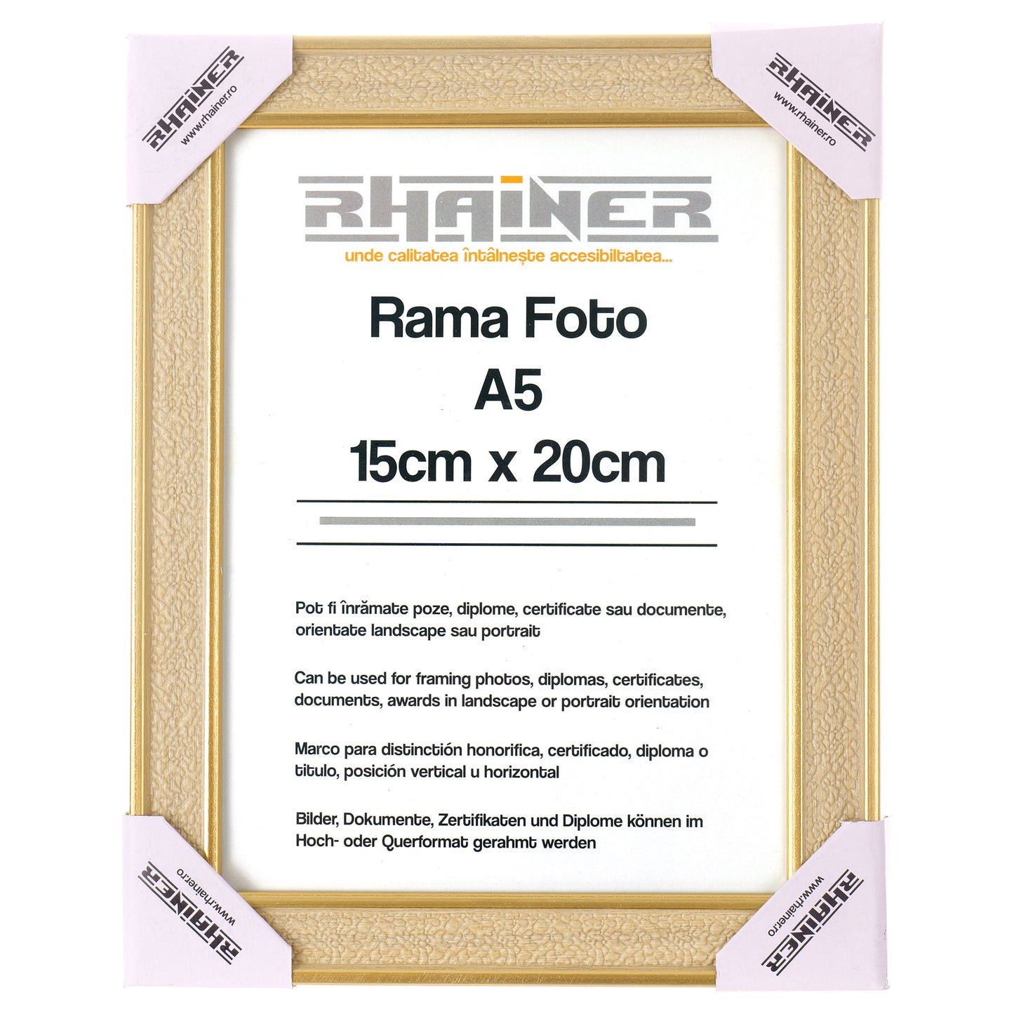 Rama foto Porto auriu A5 FP58821A5 - Green Print