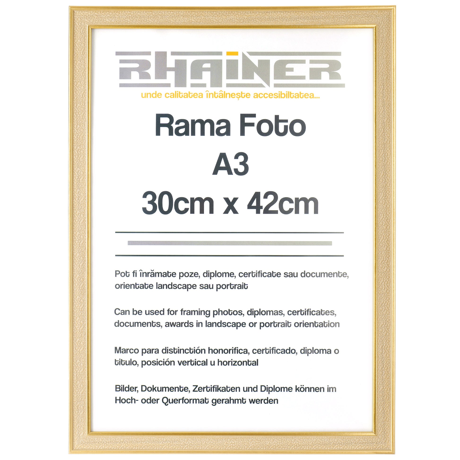 Rama foto Porto auriu A3 FP58821A3 - Green Print