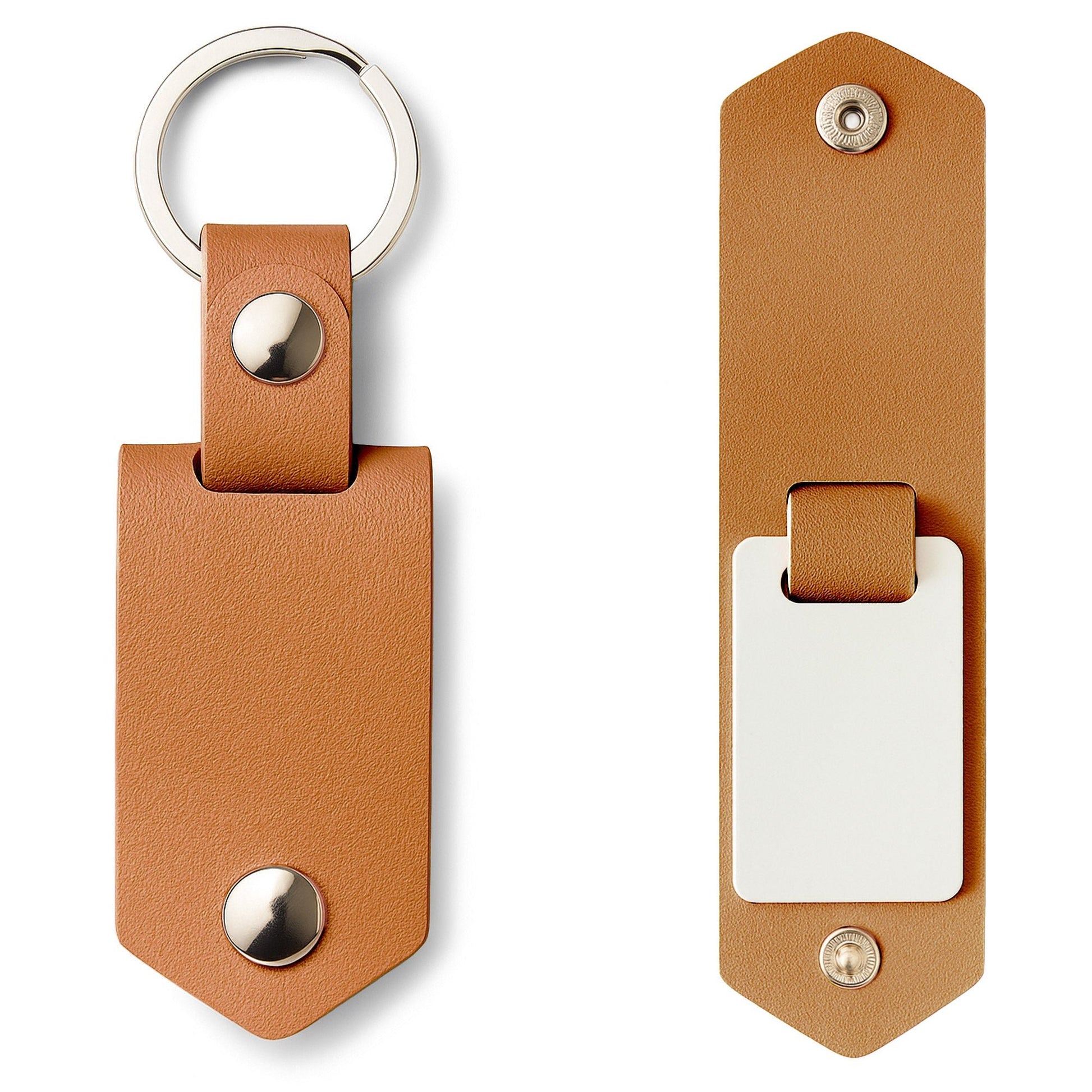 Breloc sublimabil cu husa de piele SUBLIKEY SR107414 - Green Print