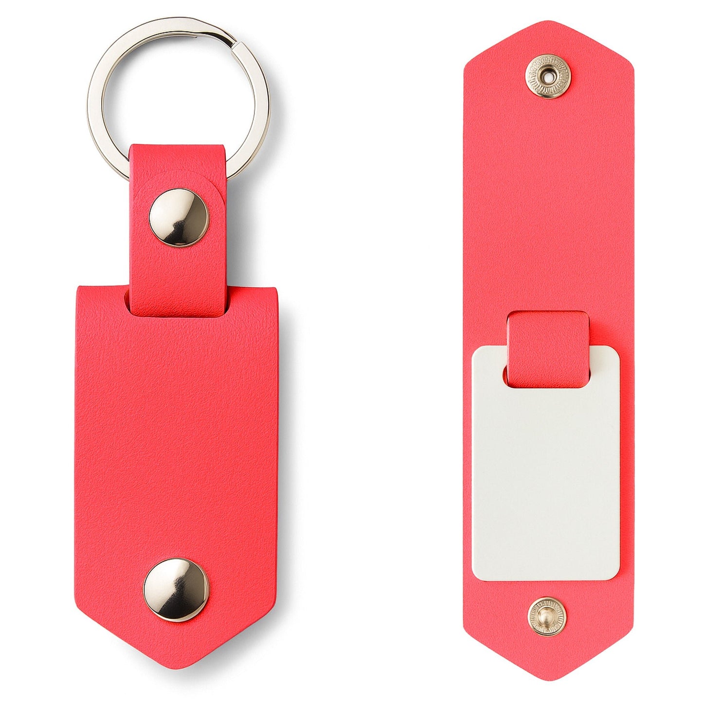 Breloc sublimabil cu husa de piele SUBLIKEY SR107412 - Green Print