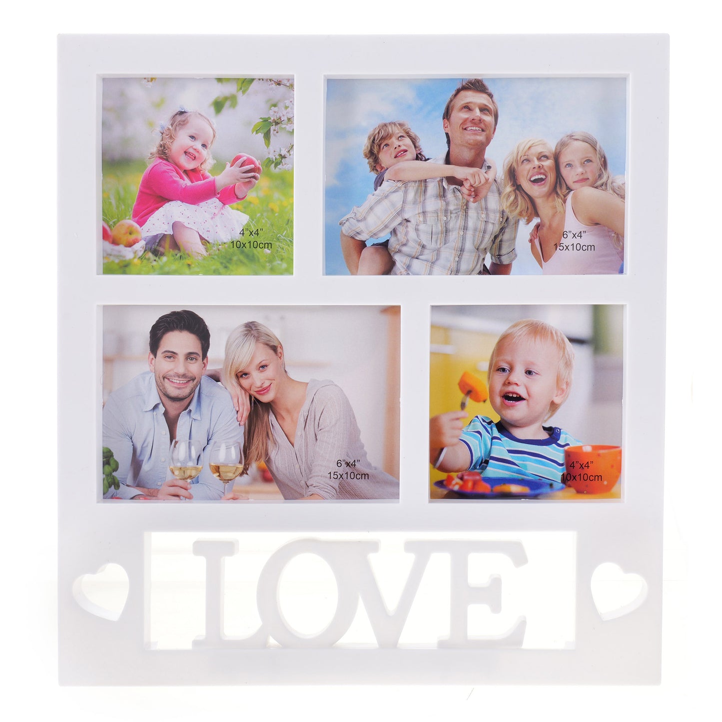 Rama foto colaj LOVE 4 poze HS762115 - Green Print