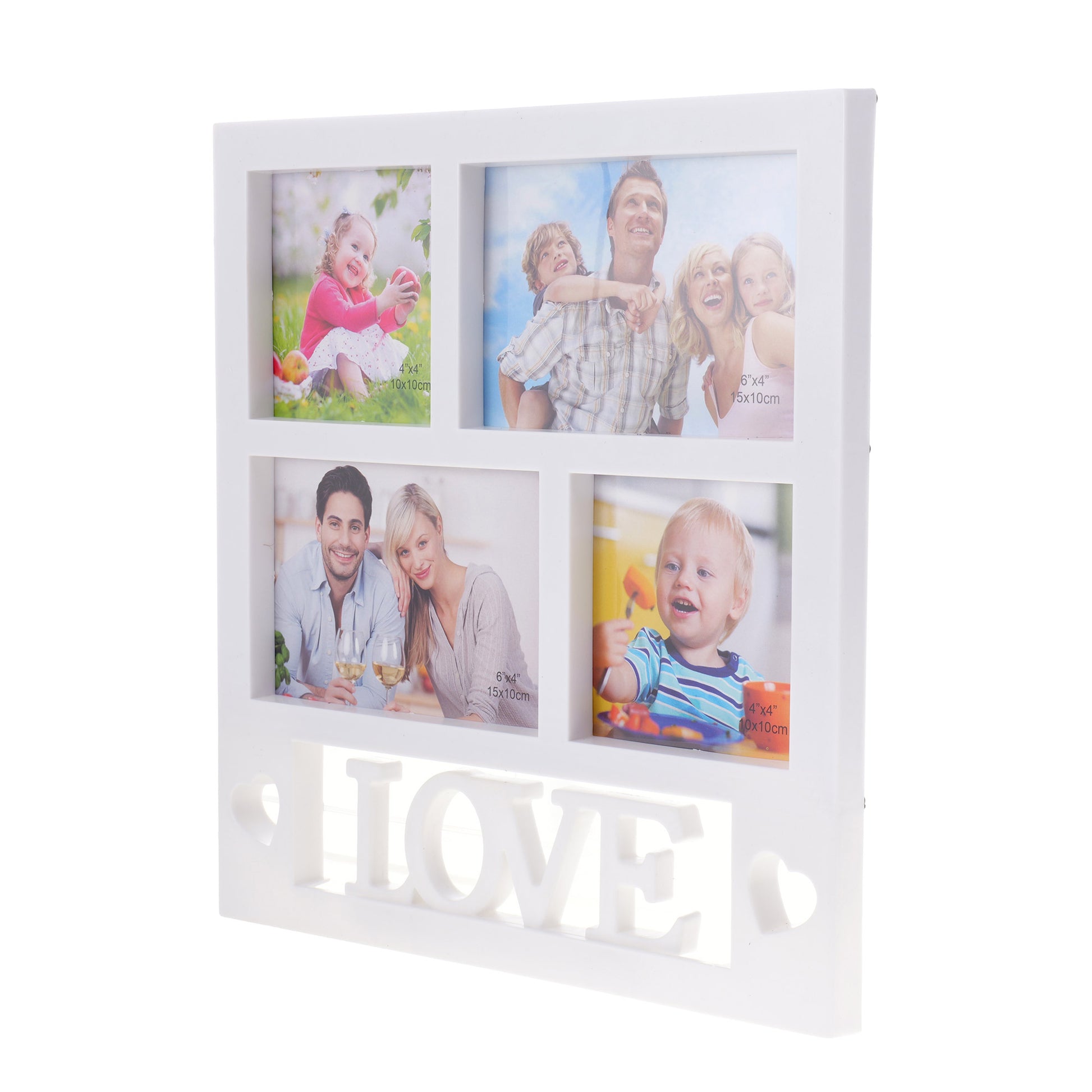 Rama foto colaj LOVE 4 poze HS762115 - Green Print