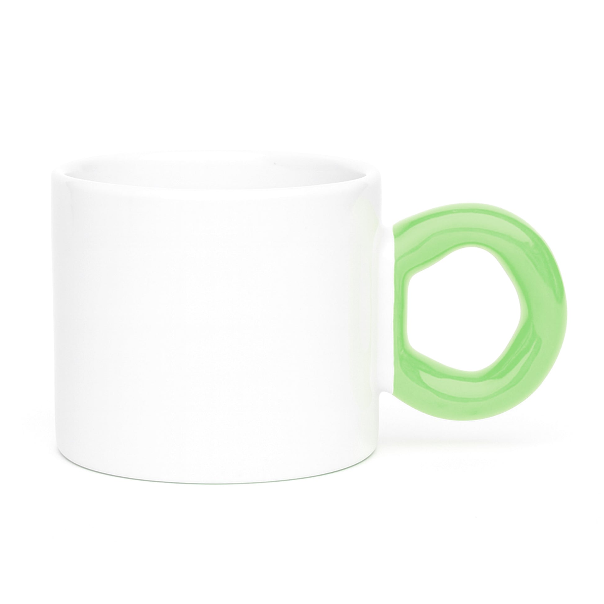 Cana maner colorat GRAB + cutie individuala A030517 - Green Print
