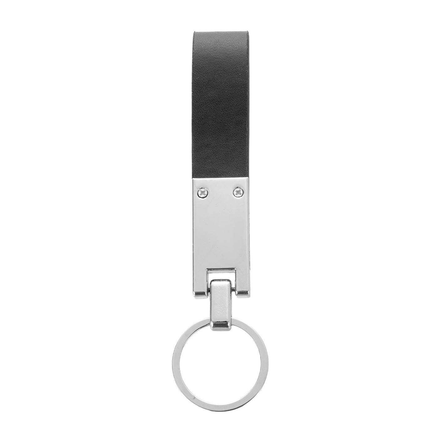 Breloc din piele si metal KeyLux BR478919 - Green Print
