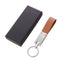 Breloc din piele si metal KeyLux BR478919 - Green Print