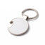 Sublimation compatible metal keychain Football Ball