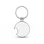 Sublimation compatible metal keychain Football Ball