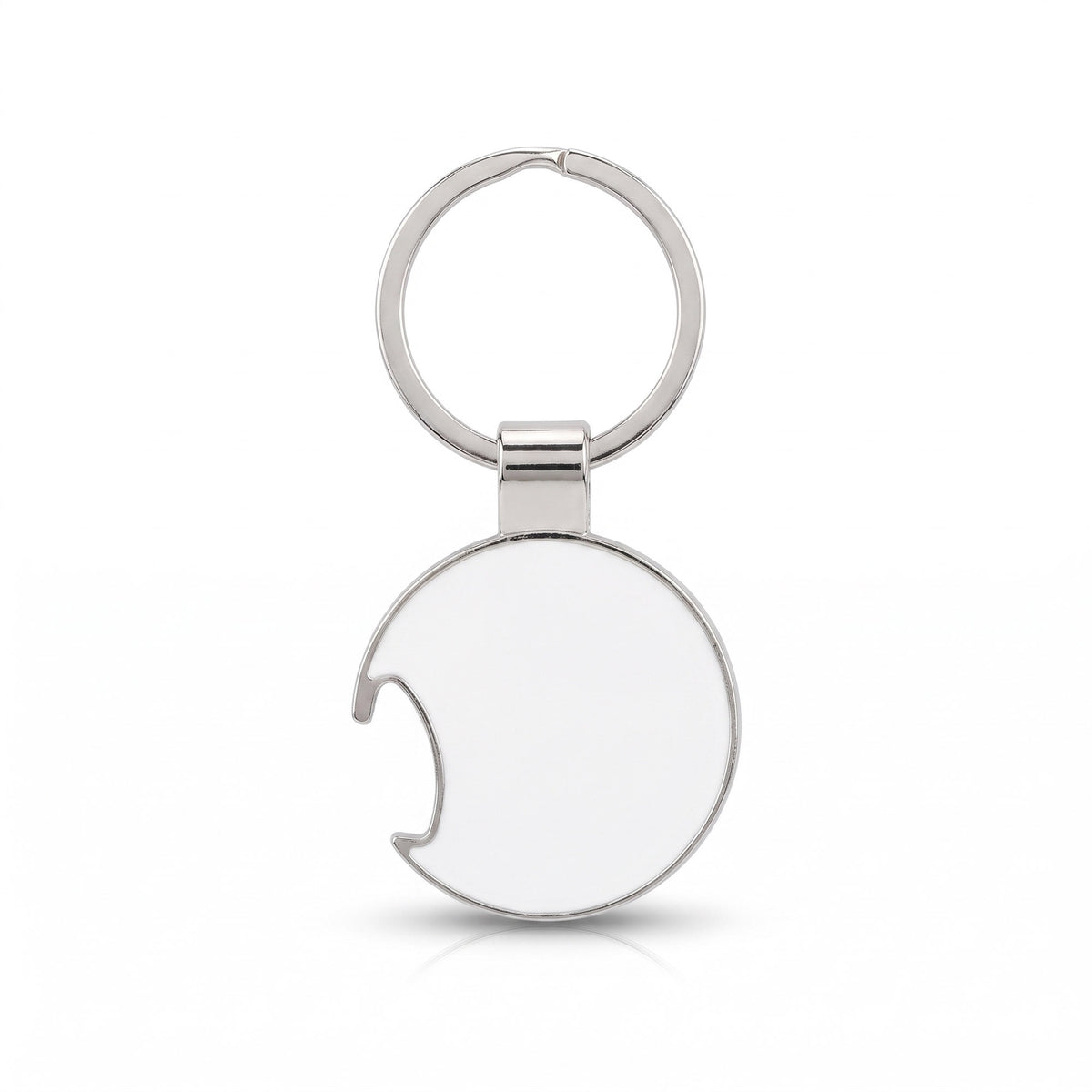 Sublimation compatible metal keychain Football Ball