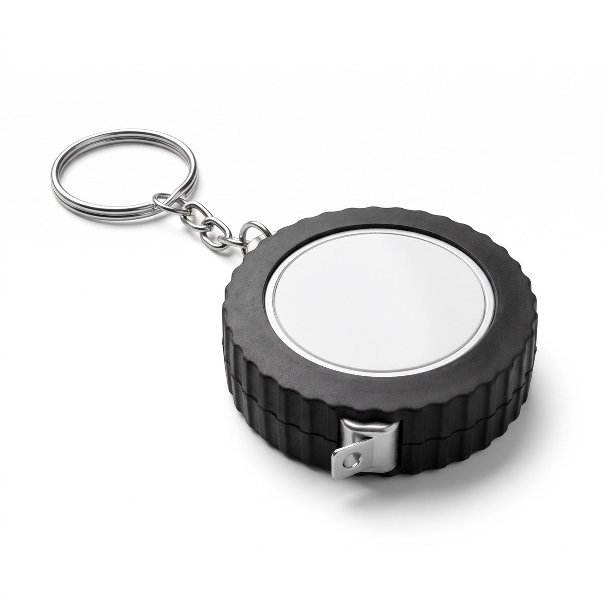 Mini mérőszalag kulcstartó kerék alakban sublimation célra