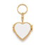 Metal pocket mirror keychain Sublimation - HEART-SHAPED