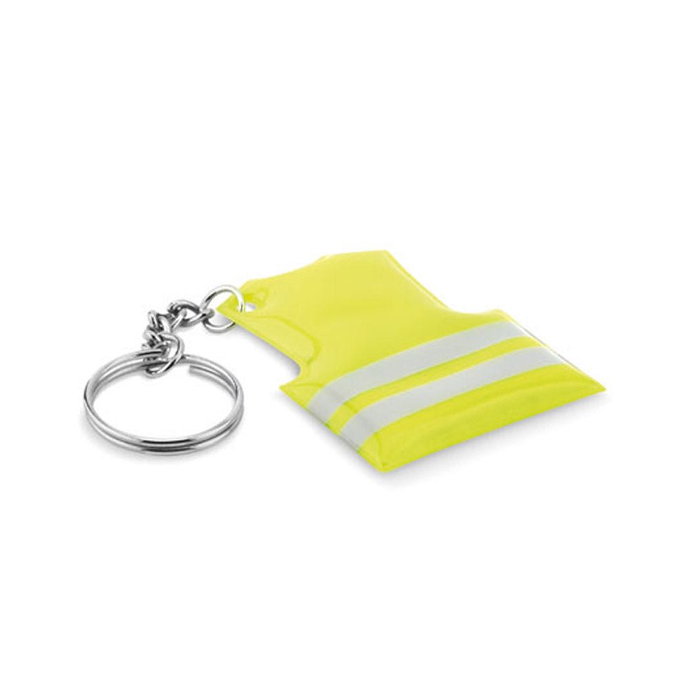Breloc tip vesta reflectorizanta Hi - Vis BV170117 - Green Print
