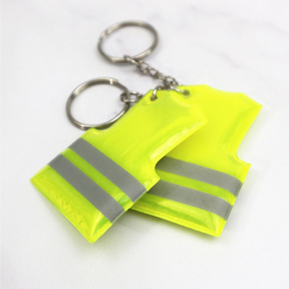 Breloc tip vesta reflectorizanta Hi - Vis BV170117 - Green Print