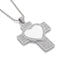 Metal cross necklace with small stones - Sublimation
