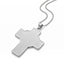Metal cross necklace with small stones - Sublimation