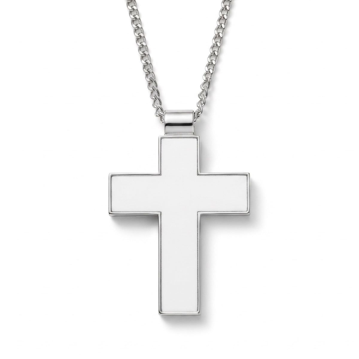 Metal cross necklace for Sublimation