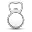 Metal bottle opener with magnet Beer Cap Sublimation Compatible
