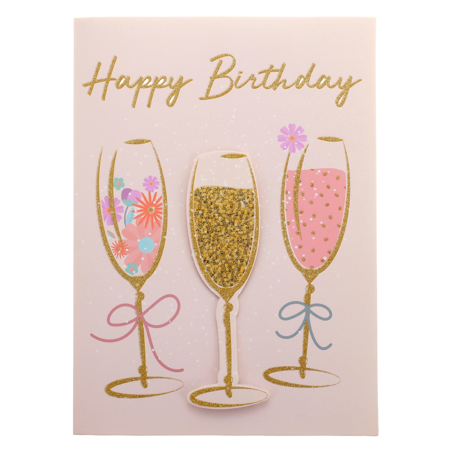 Felicitare muzicala - Happy Birthday XCC018803 - Green Print