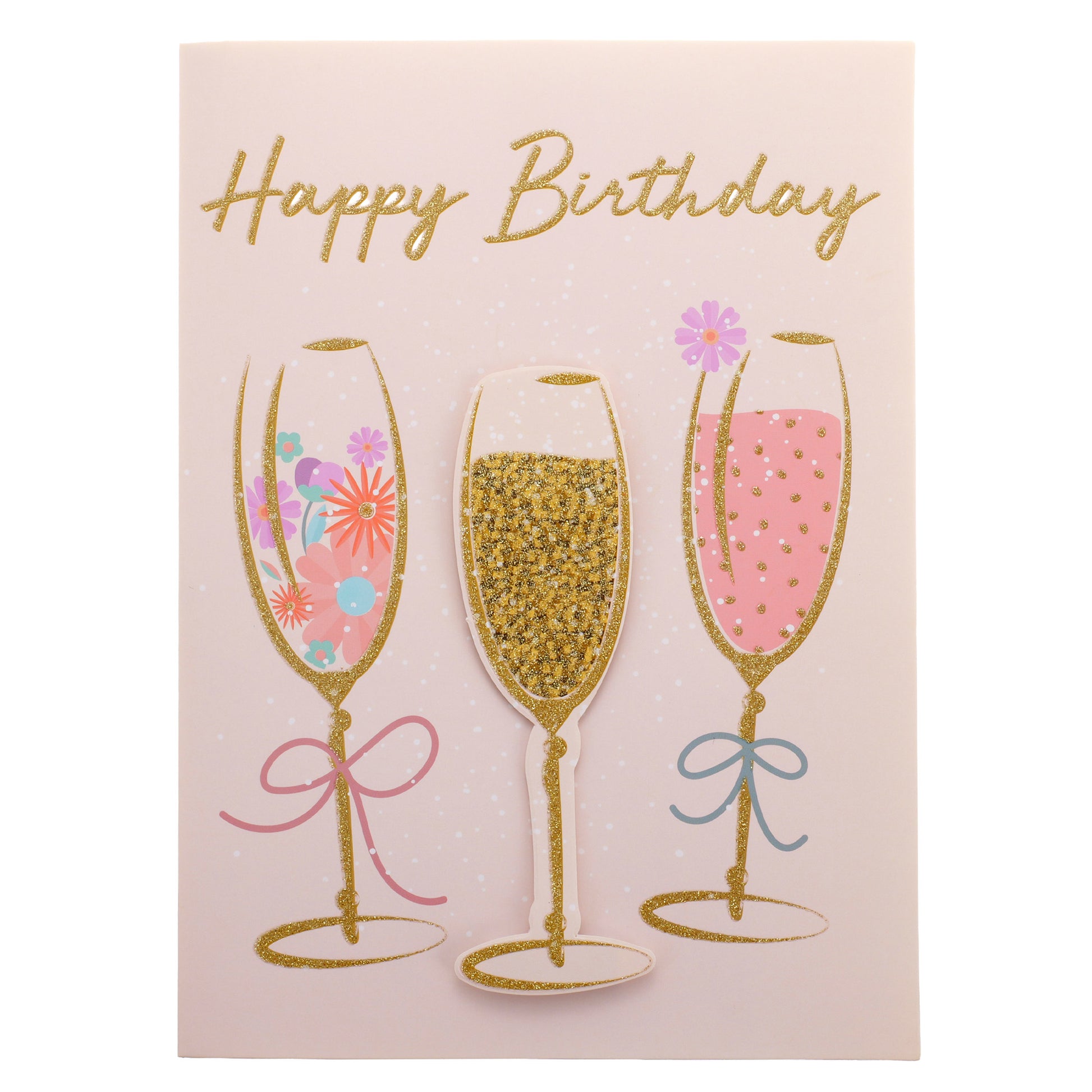 Felicitare muzicala - Happy Birthday XCC018803 - Green Print
